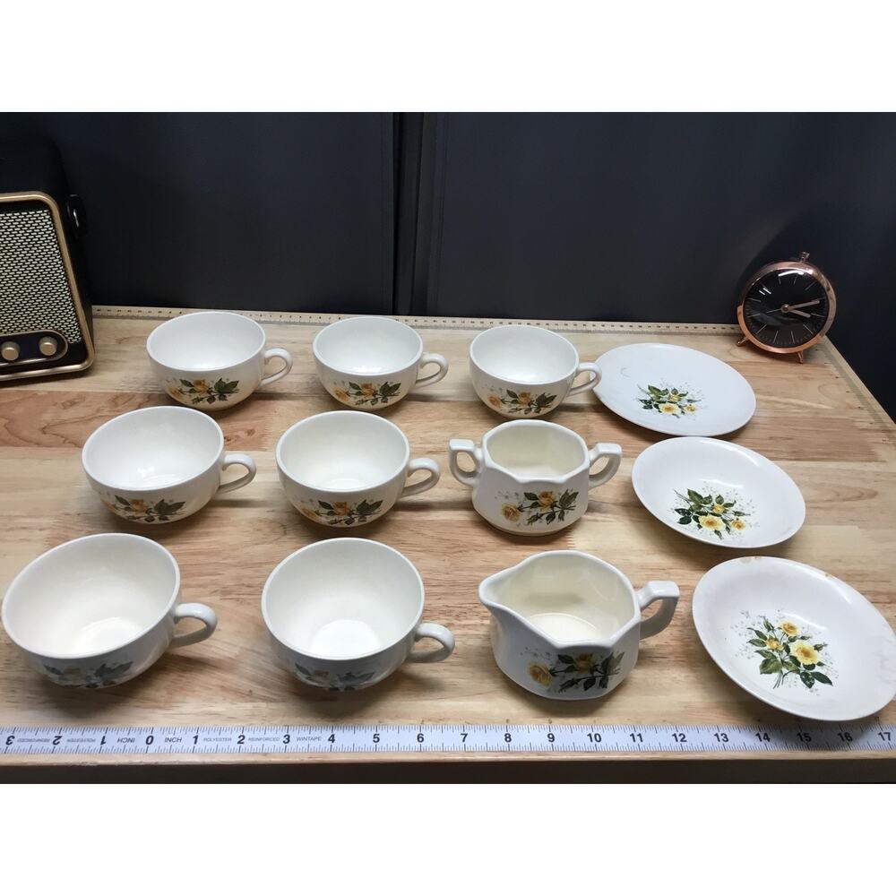 Mount Mt Clemens USA YELLOW ROSE 12 Piece Mixed Replacement set